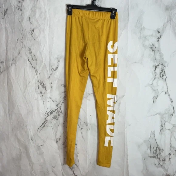 Rue 21 yellow self made leggings z8 - Picture 2 of 5